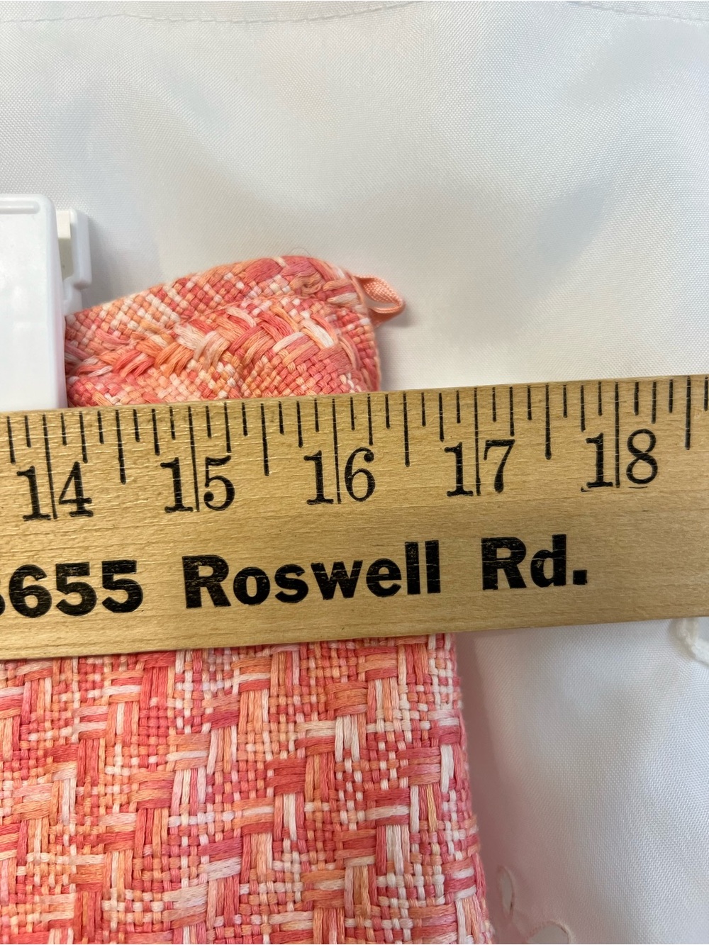 Louis Feraud Tweed Skirt Suit FR 46 US 14 XL Pink Coral Silk Lined 2 Piece - Picture 13 of 16